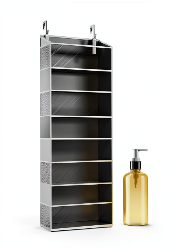 ULG Over Door Shoe Organizer Clear Dark Grey Storage-1