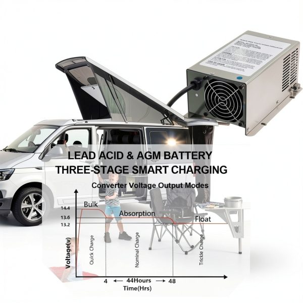 GYHMK 55 Amp RV Power Converter Clean Reliable DC Supply-2