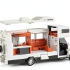 Yewkou Camper Van Toy Push Go Realistic Sound Kids Gift-5