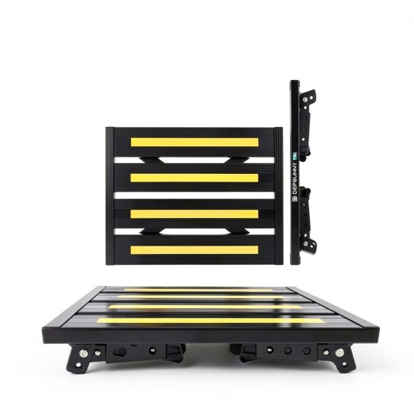 DEPSUNNY RV Step Stool Foldable Aluminum Adjustable Height-3