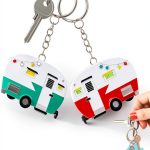 Camper Keychain Cute Design Outdoor Enthusiast Accessory-0