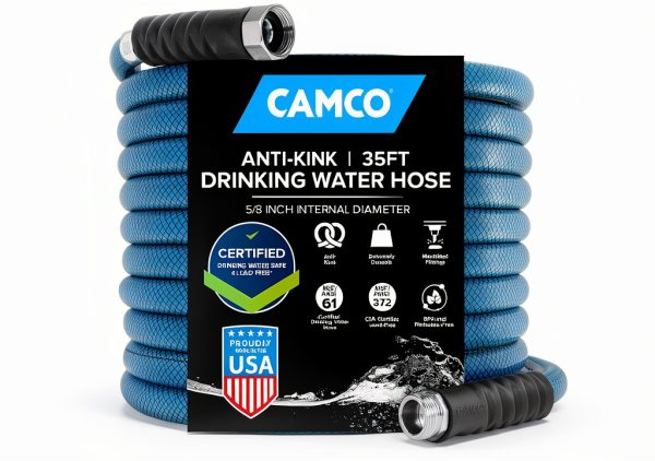 Camco Drinking Water Hose Lead Free RV Garden Flexible-0