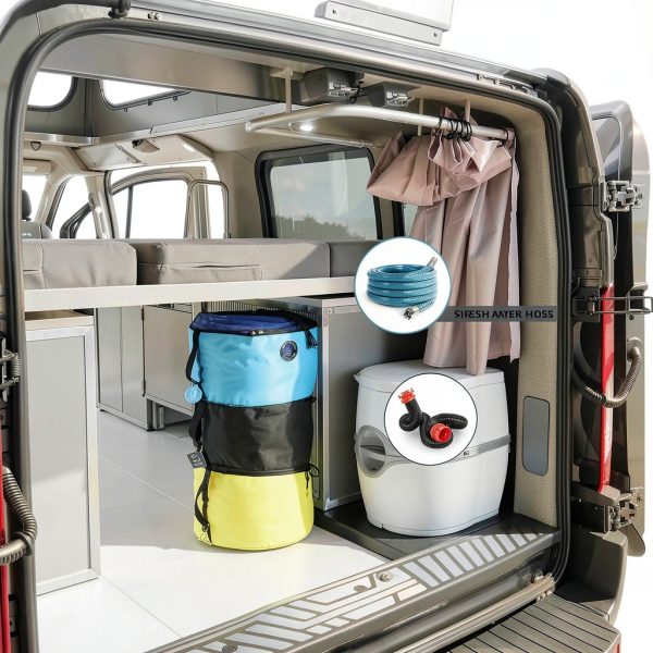 RINBOU RV Hose Storage Bags Waterproof Polyurethane Set-2
