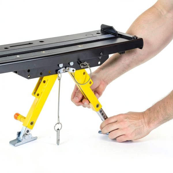 Lippert Solid Stance RV Step Stabilizer Kit Alloy Steel-6