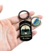 Camper Keychain Stainless Steel Engraved Camping Gift for-5
