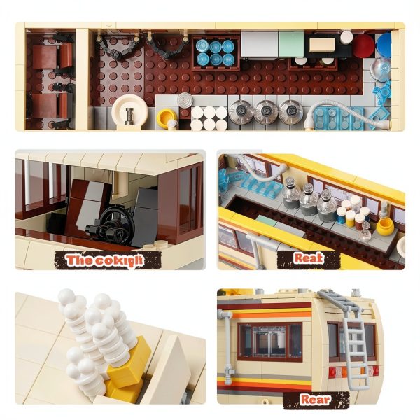 OrbBlaster Breaking Bad RV Building Set Toy Blocks-1