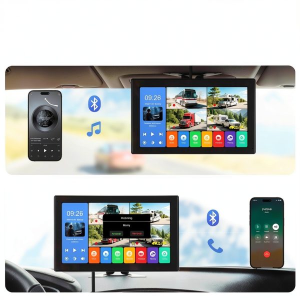 Venluna 10.1in Backup Camera System 4K Monitor 1080p Cameras-2