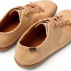 Camper Womens Leather Shoes Medium Beige 060 Rubber Sole-1