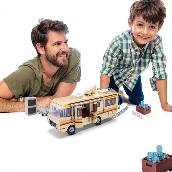 OrbBlaster Breaking Bad RV Building Set Toy Blocks-5