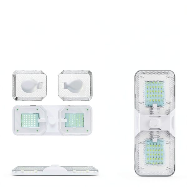 RVGUARD RV LED Ceiling Light Dimmable Double Dome-5