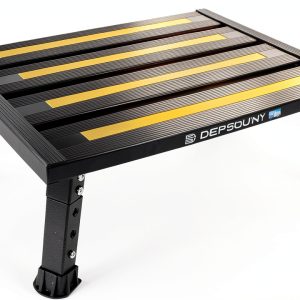 DEPSUNNY RV Step Stool Foldable Aluminum Adjustable Height-0