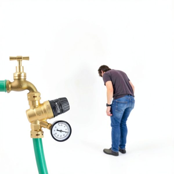 STMOUTUO RV Water Pressure Regulator Brass 45 PSI Adjustable-1