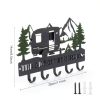 Maitys Metal Key Holder Wall Mount Adjustable Easy Install-1