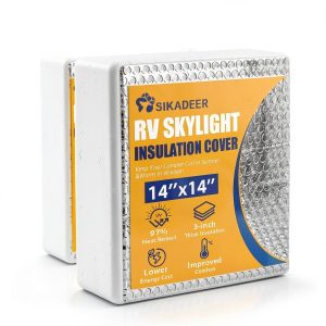 SIKADEER RV Skylight Insulator Aluminum Thermal Cover-0