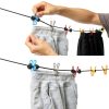 HONGYUTAI Portable Clothesline Heavy Duty Polyester 12 Feet-4