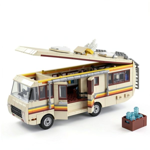 OrbBlaster Breaking Bad RV Building Set Toy Blocks-2