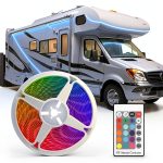 CCBASEBALL RV LED Strip Light Multicolor Waterproof Outdoor-0