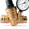 RVGUARD Water Pressure Regulator Brass Adjustable RV-0