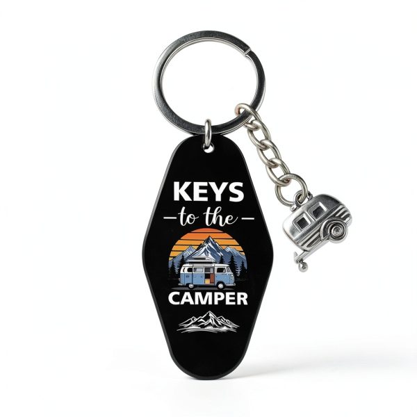 Camper Keychain Stainless Steel RV Gifts for Campers-5