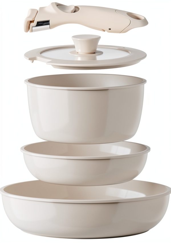 Redchef Ceramic Cookware Set Nonstick Oven Safe 5 Piece-0