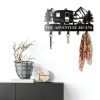 Maitys Metal Key Holder Wall Mount Adjustable Easy Install-3