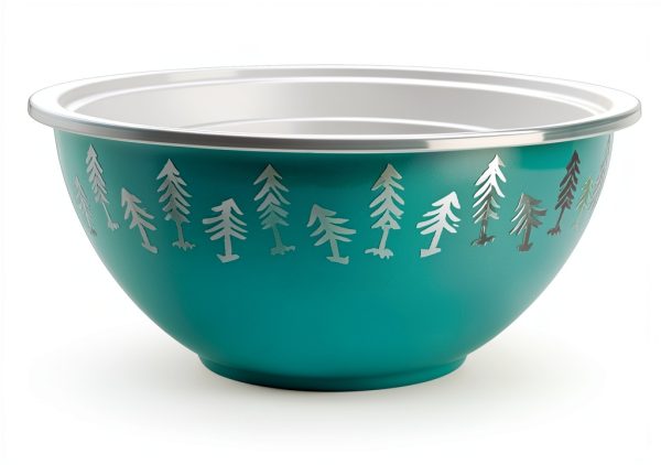 Camco Nesting Bowl Set Melamine Lids Camping Dinnerware-2