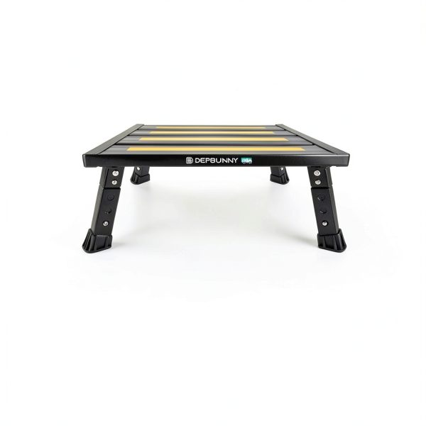 DEPSUNNY RV Step Stool Foldable Aluminum Adjustable Height-2