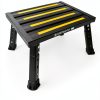 DEPSUNNY RV Step Stool Foldable Aluminum Adjustable Height-1