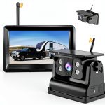 DOUXURY Wireless Backup Camera 1080P HD Solar RV Truck-0