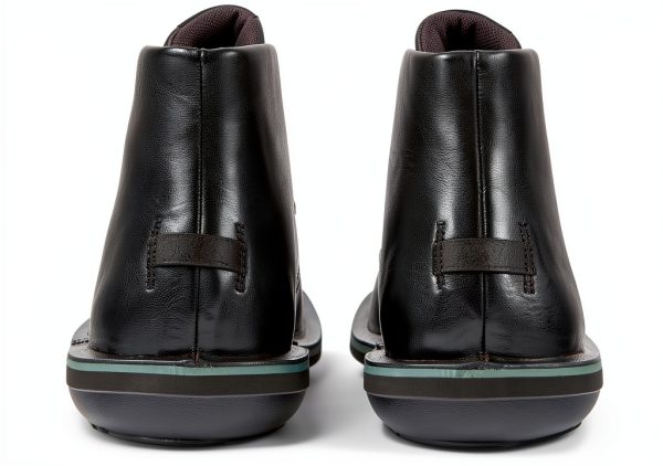 Camper Mens Chukka Boots Black Leather Casual Footwear-1