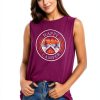 Happy Camper Shirt Womens Cotton Blend Outdoor Travel Tee-1